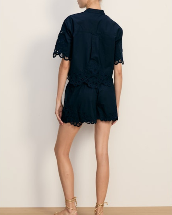 Veronica Beard Aleck Shirt - Navy