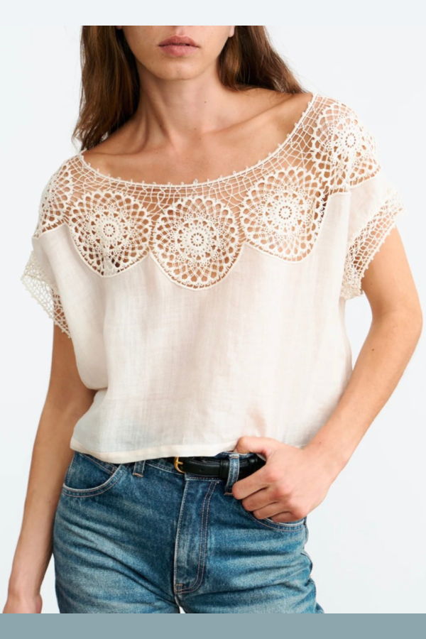 Nili Lotan Calia Top - Ivory