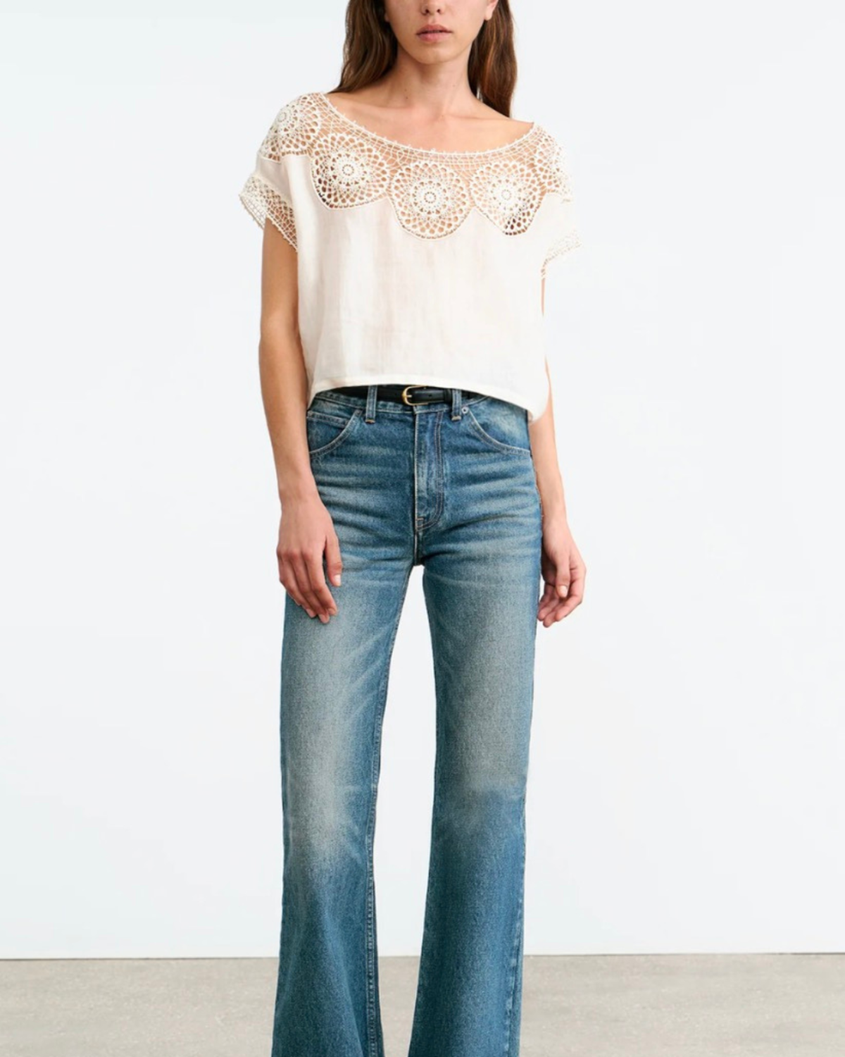 Nili Lotan Calia Top - Ivory - Image 3 of 5