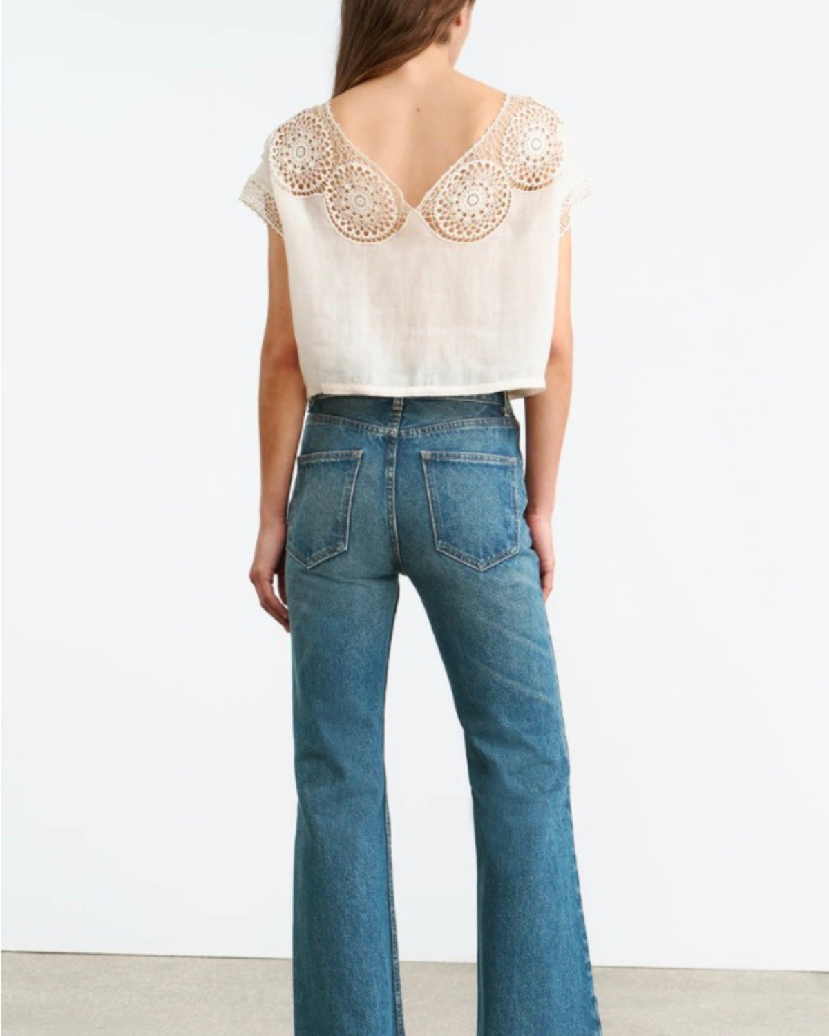 Nili Lotan Calia Top - Ivory - Image 5 of 5