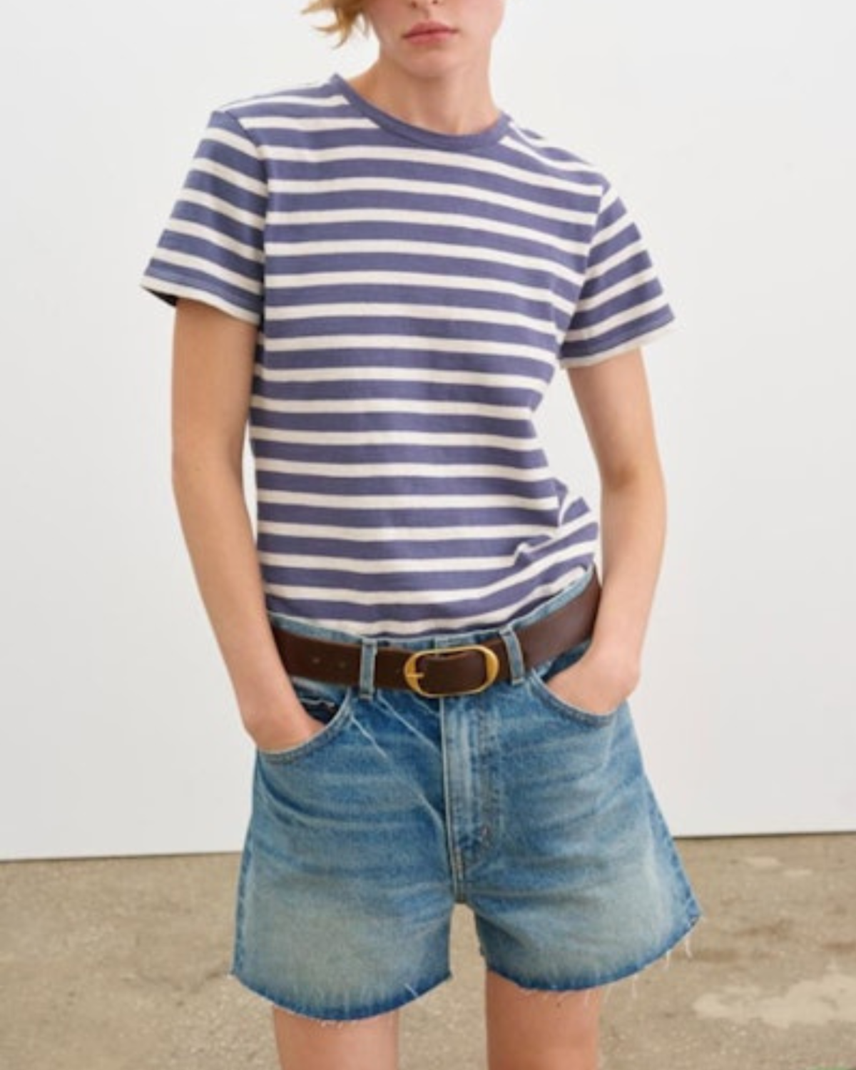 Nili Lotan Cobain Denim Short - Summer Wash - Image 2 of 3