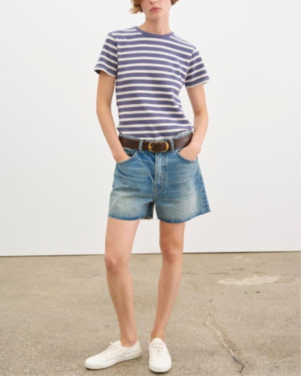 Nili Lotan Cobain Denim Short - Summer Wash