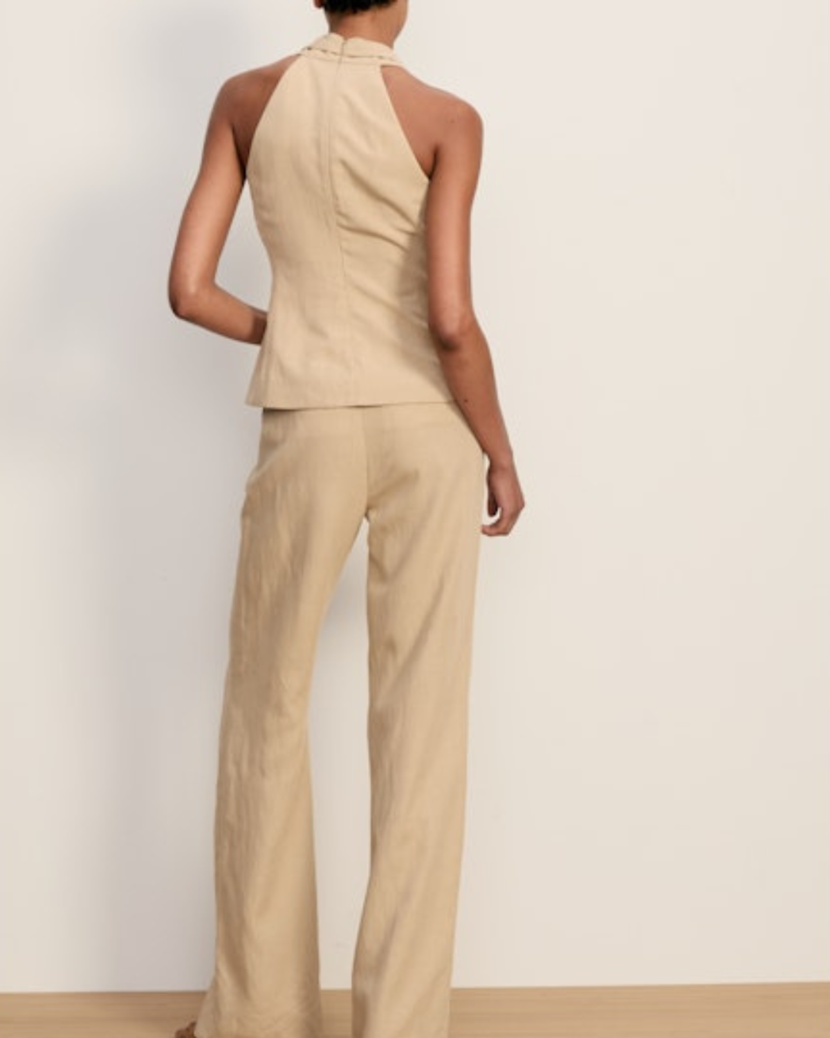 Veronica Beard Cropped Pacey Top - Stone Khaki - Image 3 of 3