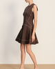 Veronica Beard Mini Karrigan Dress - Mocha - Thumbnail 2