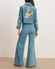 Veronica Beard Vikaria Embroidered Jacket - Sea Glare - Thumbnail 6