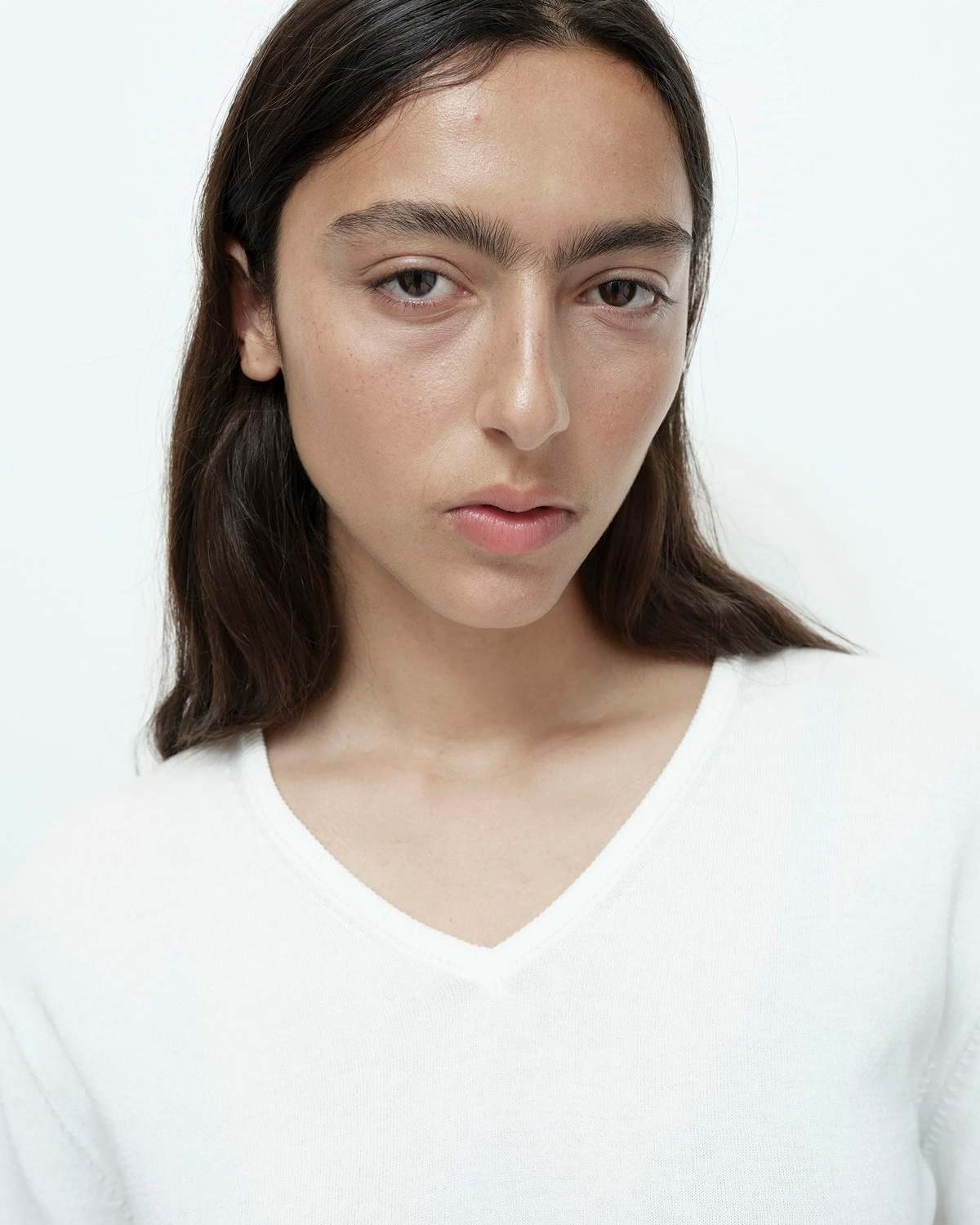 Mijeong Park Cotton Blend V-Neck Knit Top - Image 2 of 8