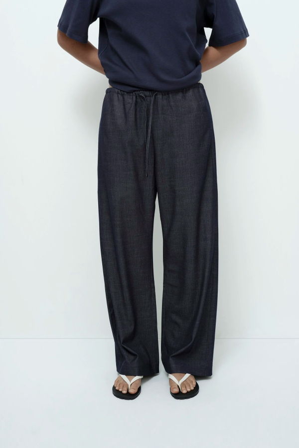 Mijeong Park Drawstring Pants - Denim
