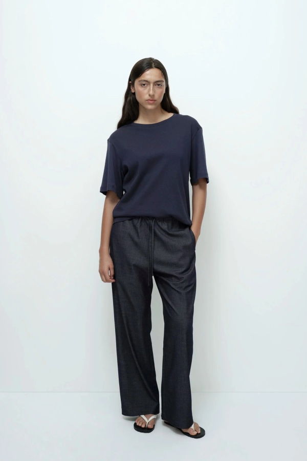 Mijeong Park Drawstring Pants - Denim