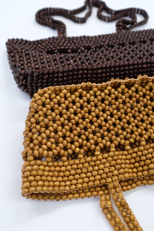 Beklina Cordera Wooden Beads Mini Bag