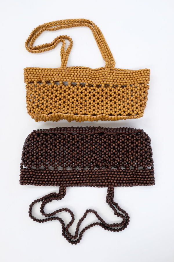 Beklina Cordera Wooden Beads Mini Bag