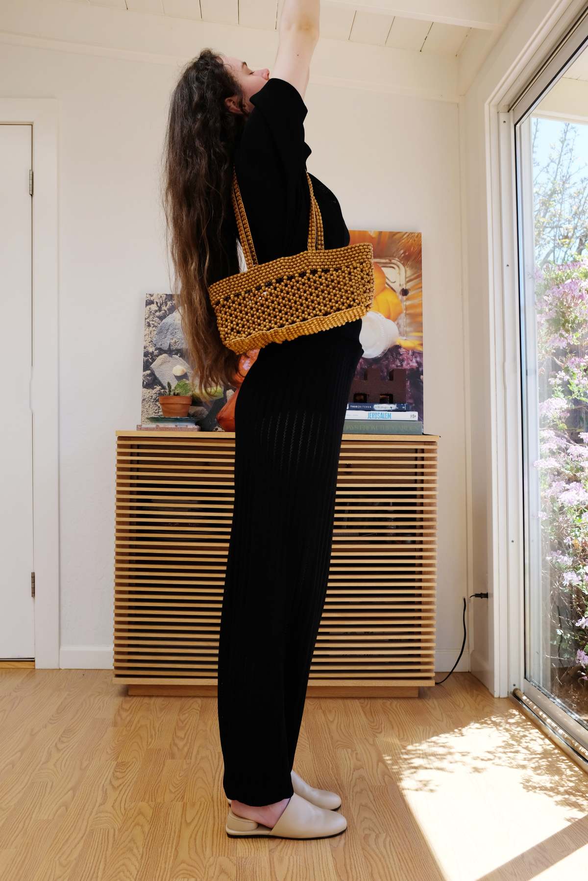 Cordera Wooden Beads Mini Bag - Image 7 of 8