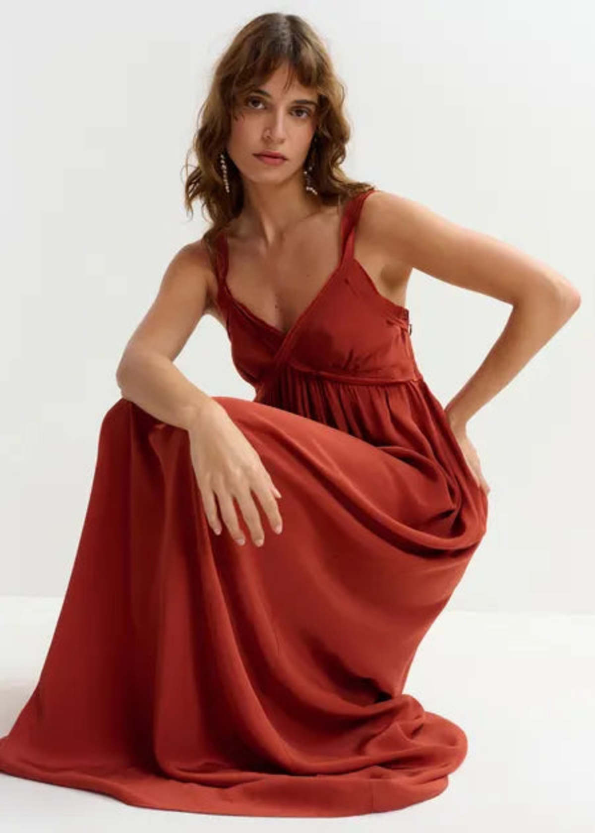 Essentiel Antwerp Jacobean Johnny Crepe Dress - Image 2 of 5