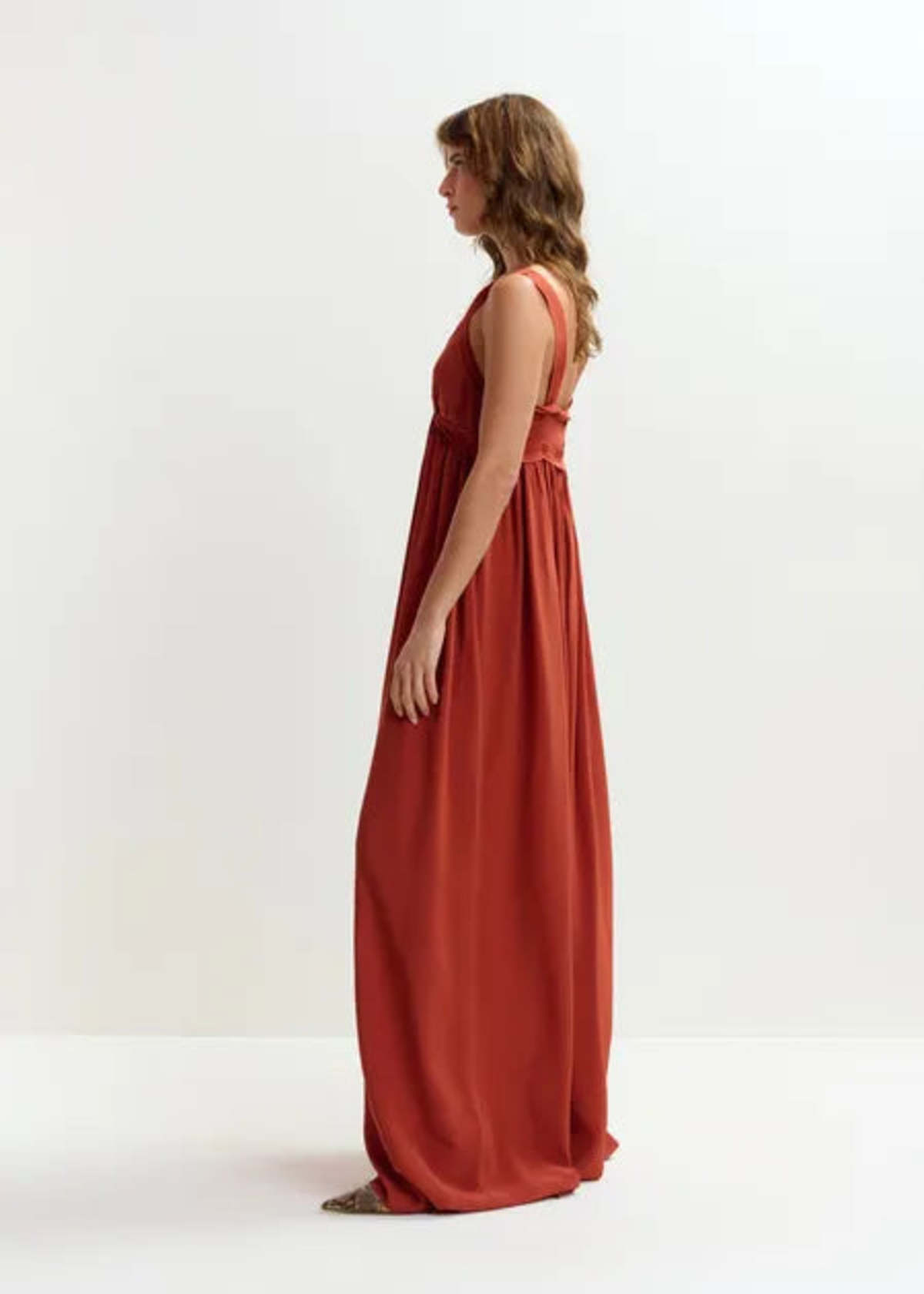 Essentiel Antwerp Jacobean Johnny Crepe Dress - Image 3 of 5