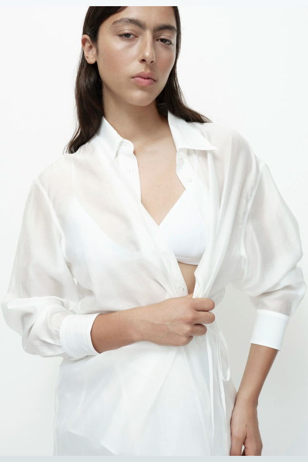 Mijeong Park Semi Sheer Shirt