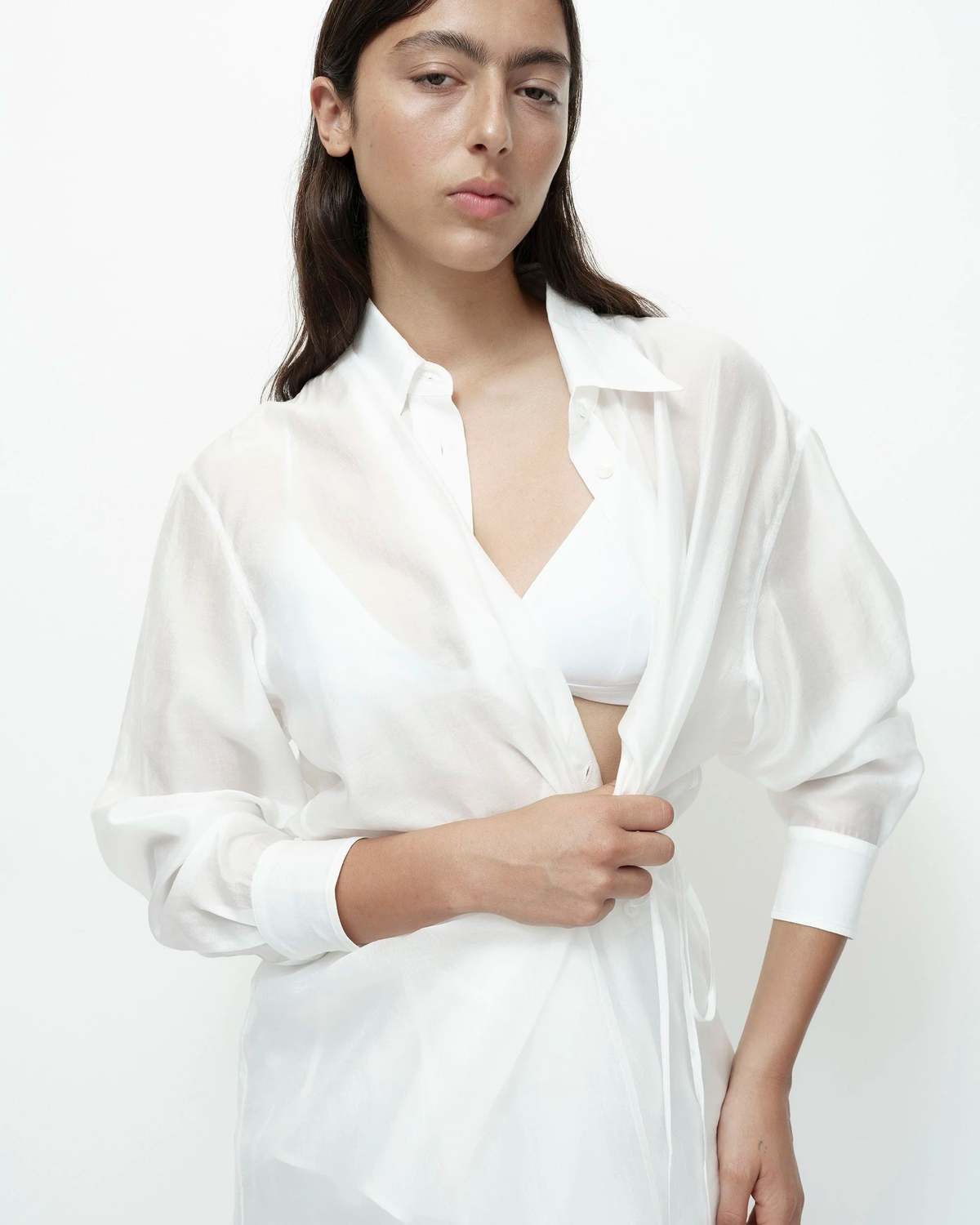 Mijeong Park Semi Sheer Shirt - Image 2 of 8
