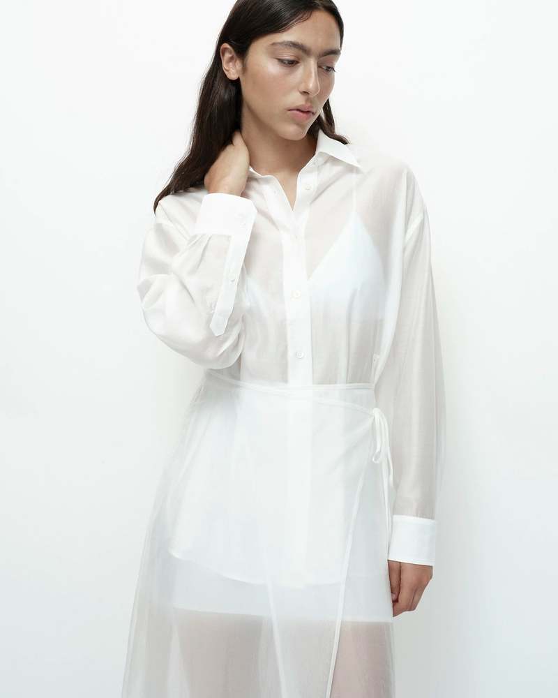 Mijeong Park Semi Sheer Shirt