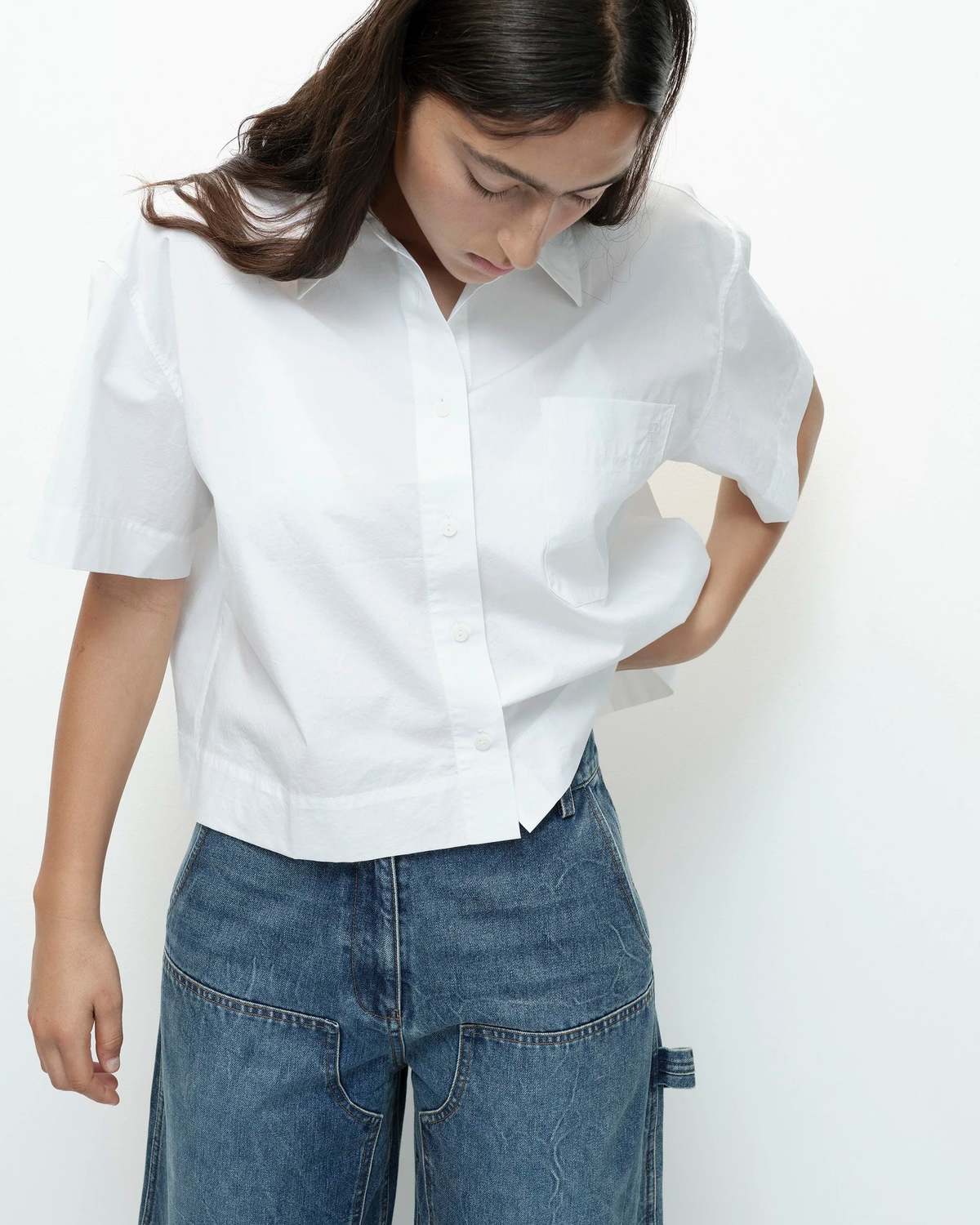 Mijeong Park Short Sleeve Cotton Shirt - Image 2 of 5