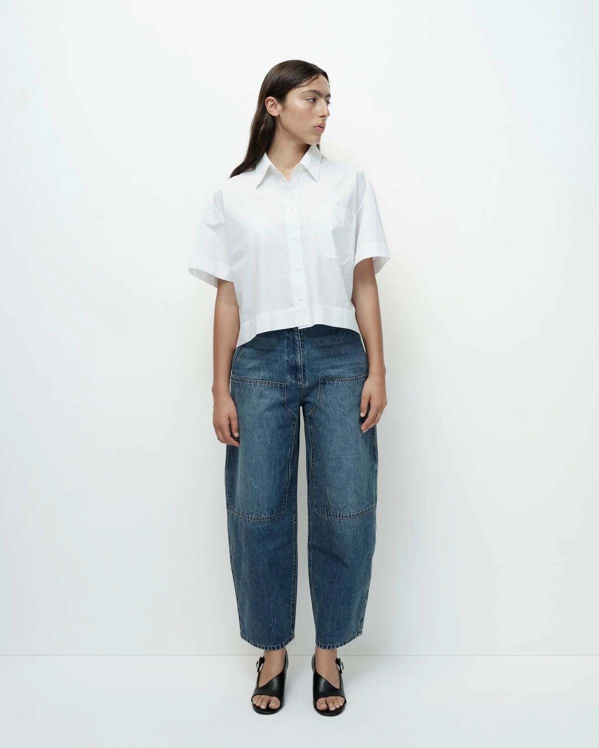 Mijeong Park Short Sleeve Cotton Shirt - Image 4 of 5