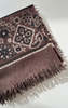 KAS Bandana Cashmere Scarf - Brown/Yellow - Thumbnail 2