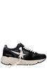 Golden Goose Running Sole Panelled Lace-Up Sneakers - Nero - Thumbnail 1