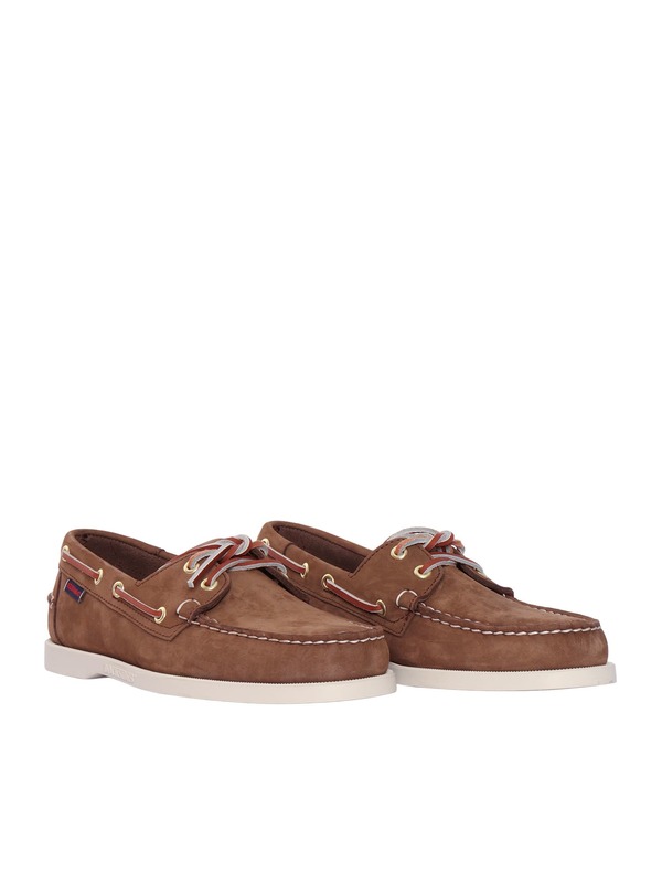 Sebago Docksides Portland Nubuck Loafers - Brown