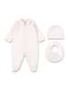 KIDS Golden Goose Baby Cotton Gift Set Bodysuit Set - Off White/Baby Pink - Thumbnail 1