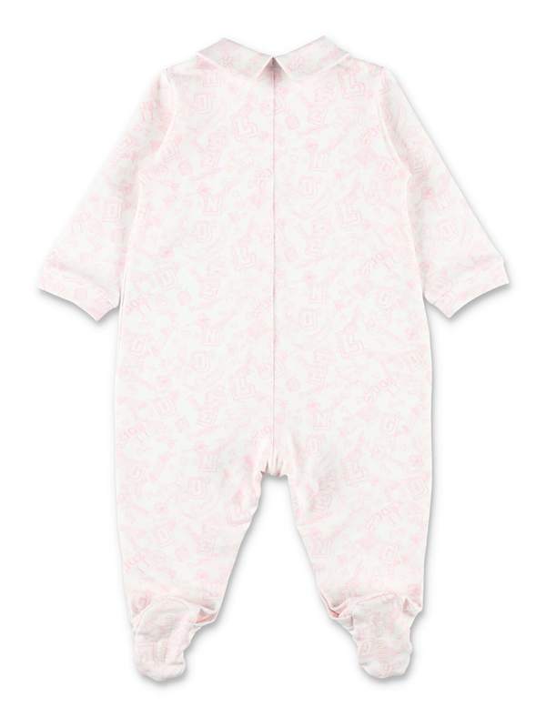 KIDS Golden Goose Baby Cotton Gift Set Bodysuit Set - Off White/Baby Pink