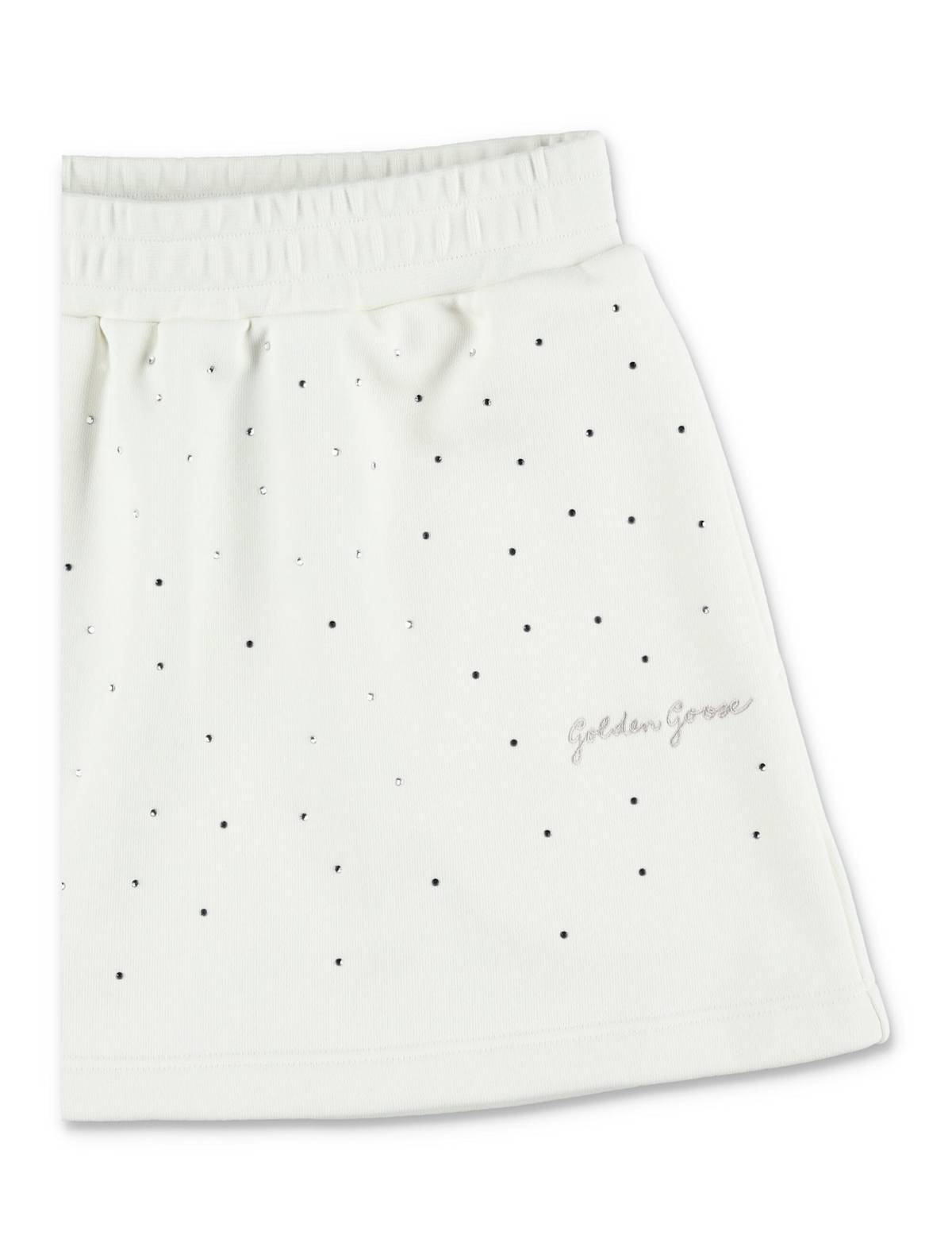 KIDS Golden Goose Rhinestone Sweatskirt - Heritage White - Image 2 of 3