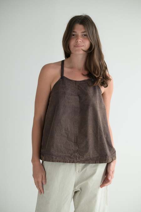 Album di Famiglia Drawstring Tank Top TC - Navy | Garmentory