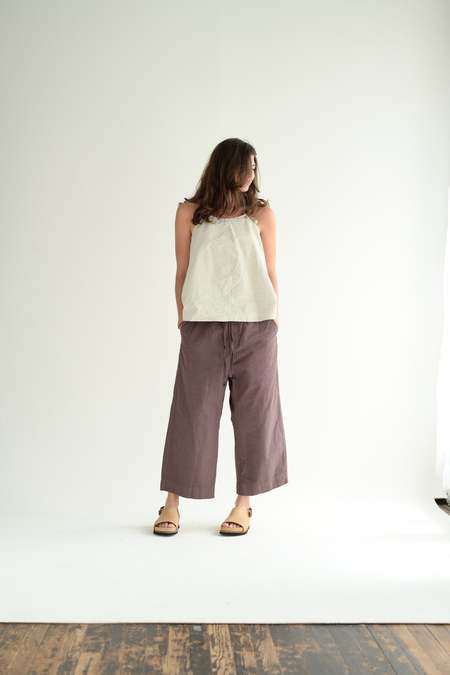 Album di Famiglia Drawstring Tank Top TC - Navy | Garmentory