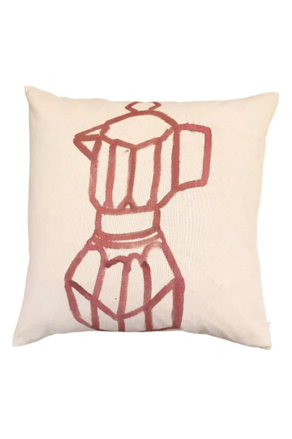 Happy French Gang Coffee Maker #2 Pillow 18x18in