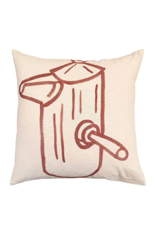 Happy French Gang Coffee Maker #3 Pillow 18x18in