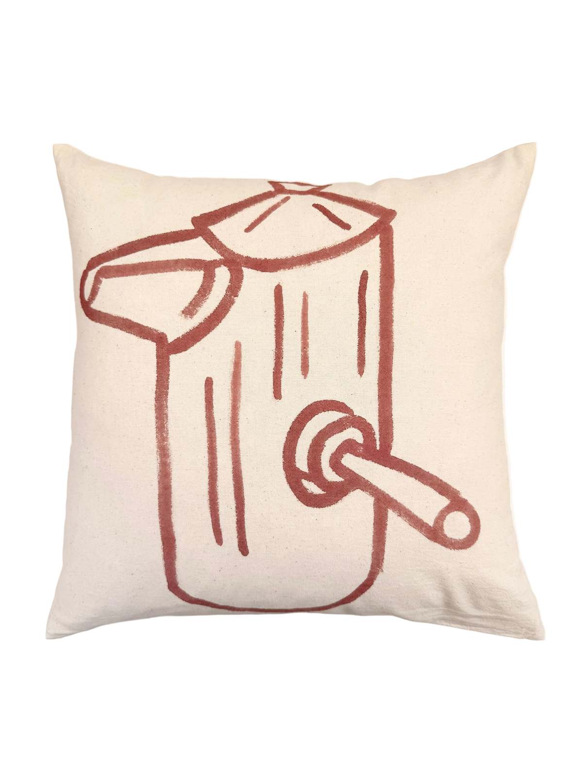 Happy French Gang Coffee Maker #3 Pillow 18x18in - Image 1 of 2