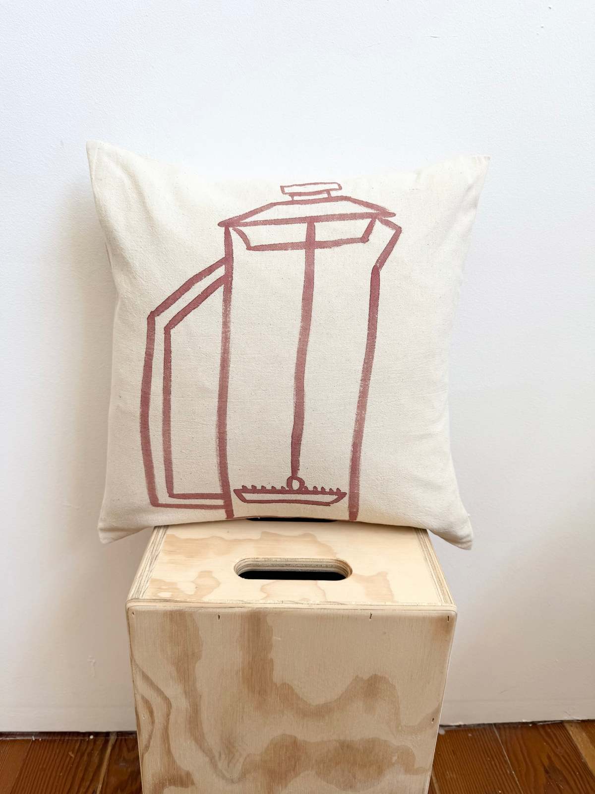 Happy French Gang Coffee Maker #4 Pillow 18x18in - Image 2 of 2