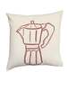 Happy French Gang Coffee Maker #5 Pillow 18x18in - Thumbnail 1