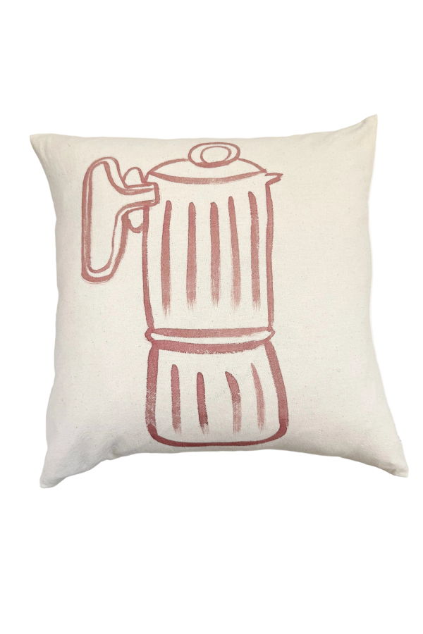 Happy French Gang Coffee Maker #6 Pillow 18x18in