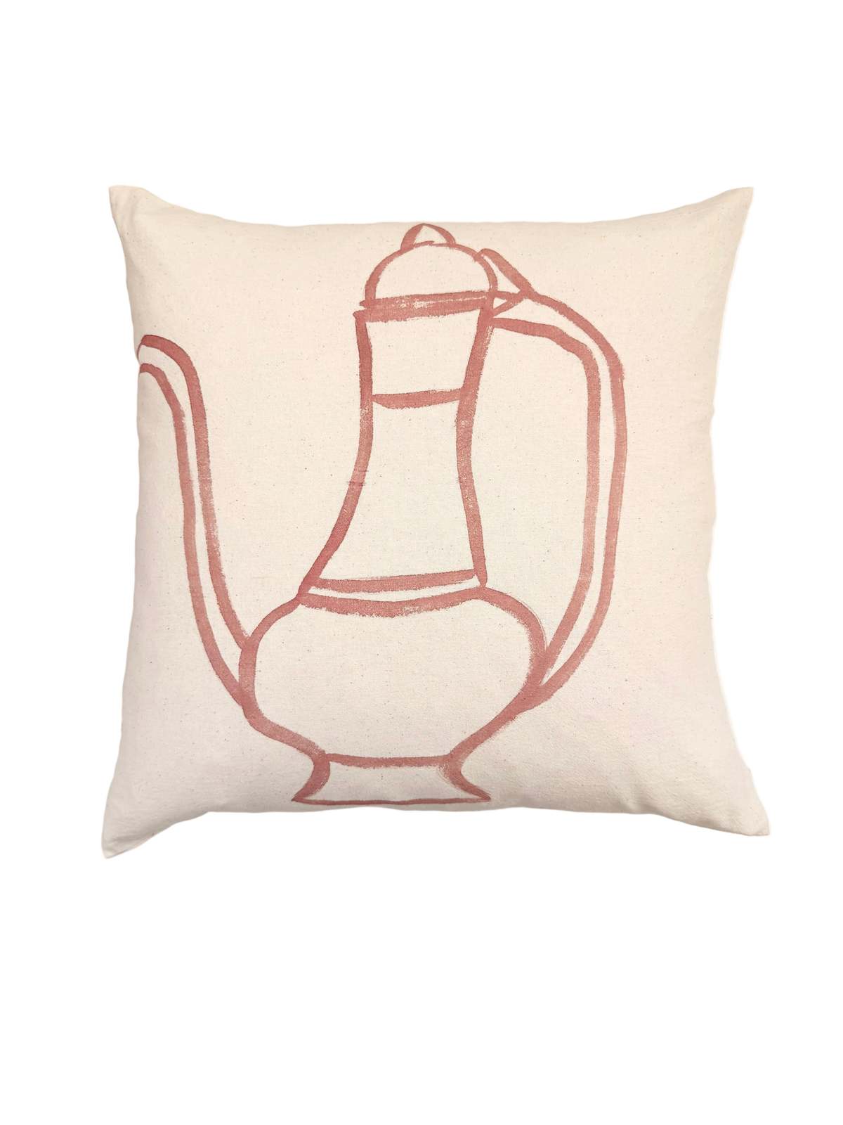 Happy French Gang Teapot #2 Pillow 18x18in - Image 1 of 2