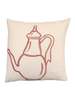 Happy French Gang Teapot #4 Pillow 18x18in - Thumbnail 1