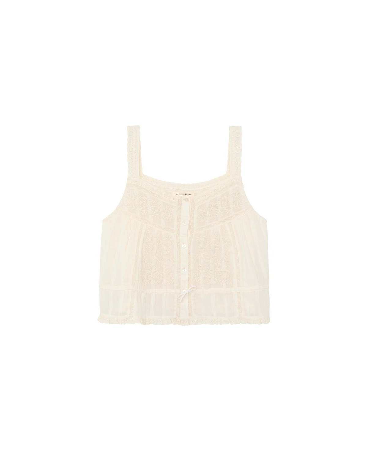 Maison Hotel Vintage Lace Constanza Top - Image 1 of 4