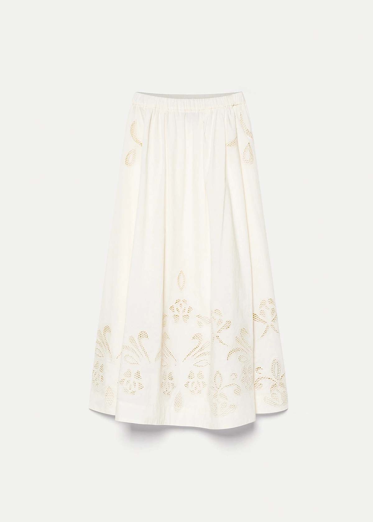 Forte Forte Embroidery Skirt - Avorio - Image 5 of 5