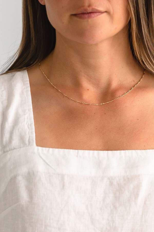 Sheena Marshall Jewelry Alice Link Necklace - Gold