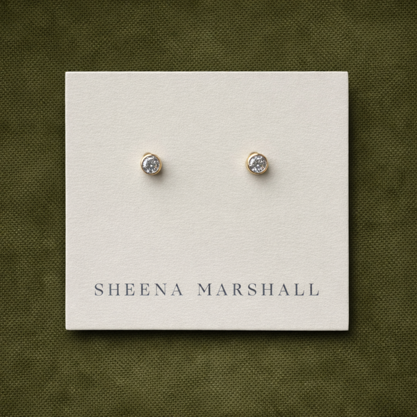 Sheena Marshall Jewelry Aster Bezel Studs