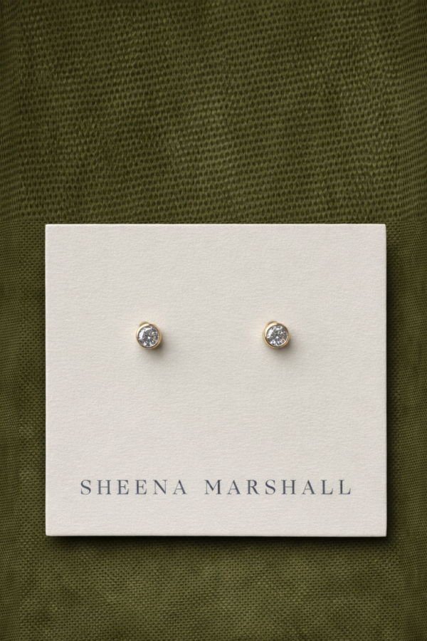 Sheena Marshall Jewelry Aster Bezel Studs