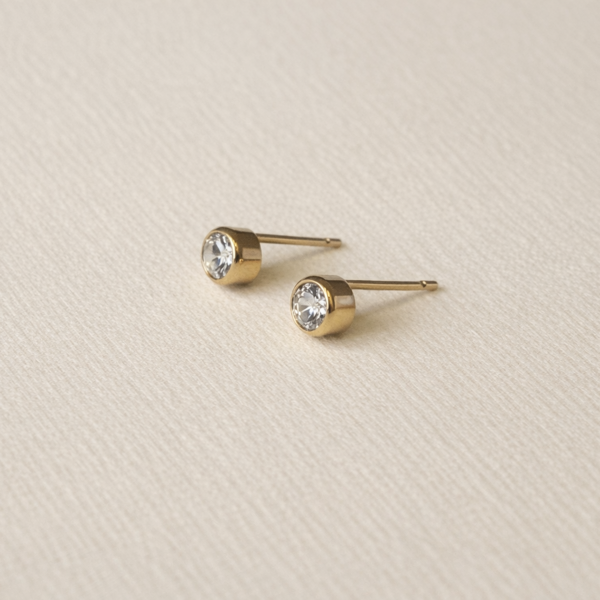 Sheena Marshall Jewelry Aster Bezel Studs