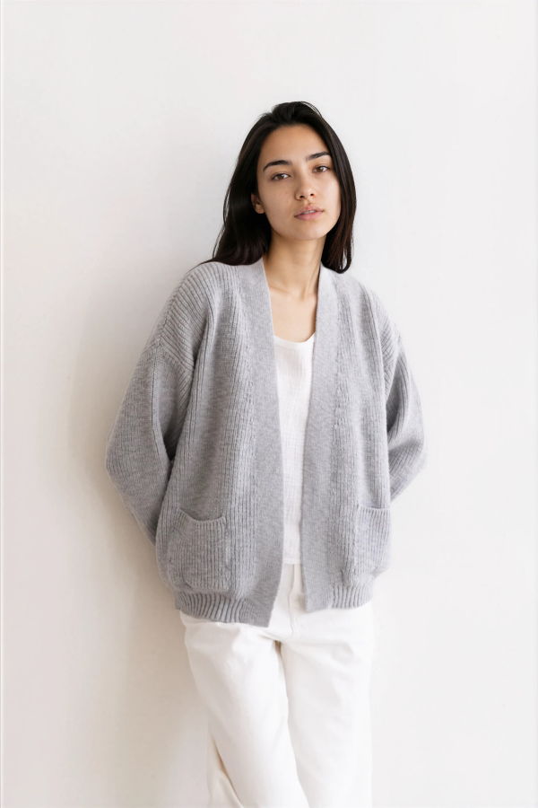It Is Well L.A. Easy Cardigan - natural/warm taupe/olive