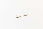 Sheena Marshall Jewelry Bowery Bar Studs Gold Fill Earrings - Thumbnail 4