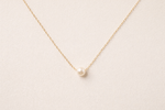 Sheena Marshall Jewelry Grit Pearl Necklace - Gold Fill - Thumbnail 2