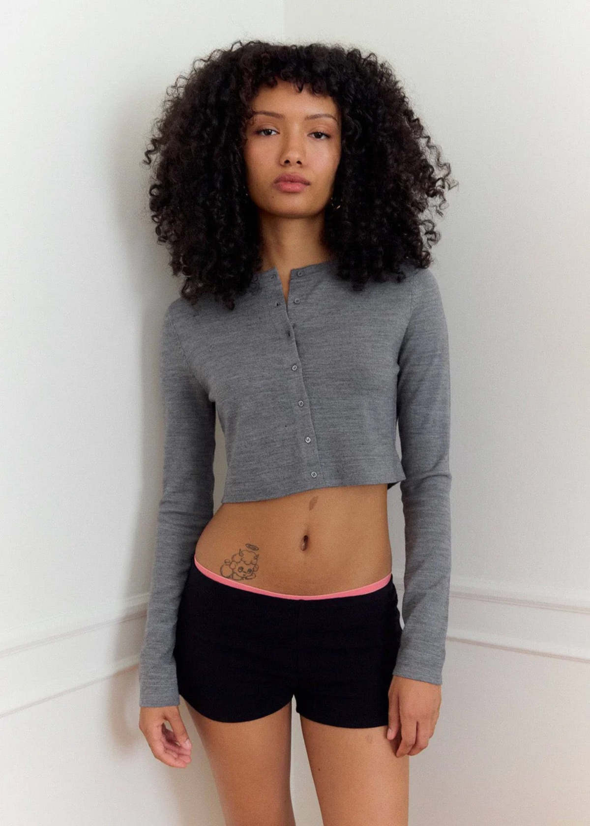 Geel Roxie Micro Shorts - Image 1 of 2