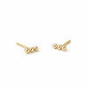 Sheena Marshall Jewelry Lily Dot Bar Studs - Thumbnail 1