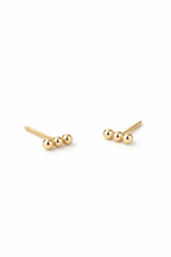 Sheena Marshall Jewelry Lily Dot Bar Studs